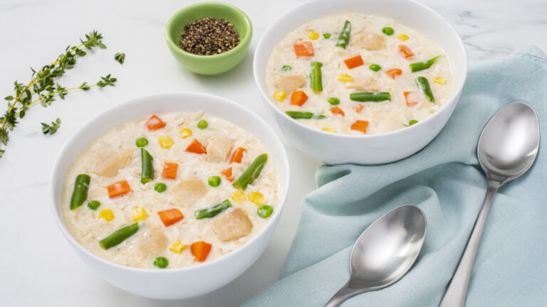 Creamy Chicken and Rice Soup
