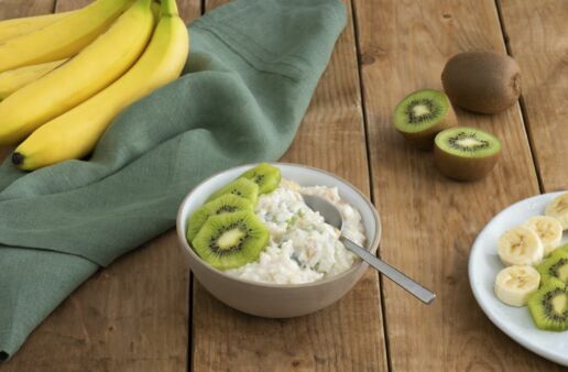 Banana Kiwi Pudding