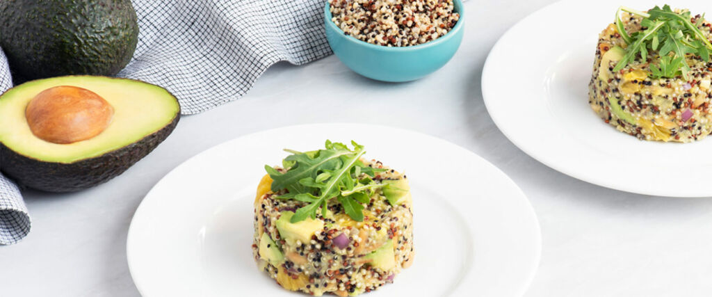 Quinoa Avocado and Citrus Salad with Tri-Color Quinoa