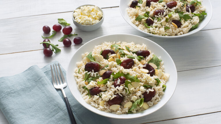 Roasted Grape and Feta Salad