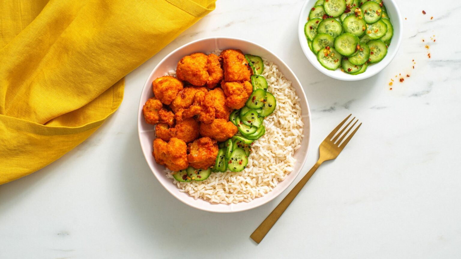 Nashville Hot Cauliflower Rice Bowl
