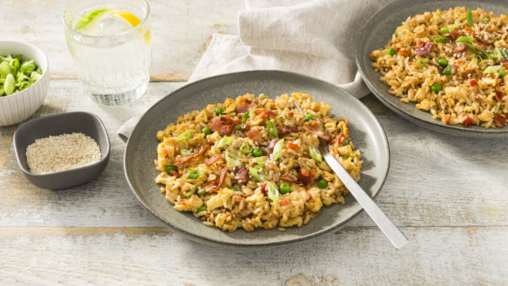 fried-rice-with-bacon-eggs-and-success-garden-and-grains