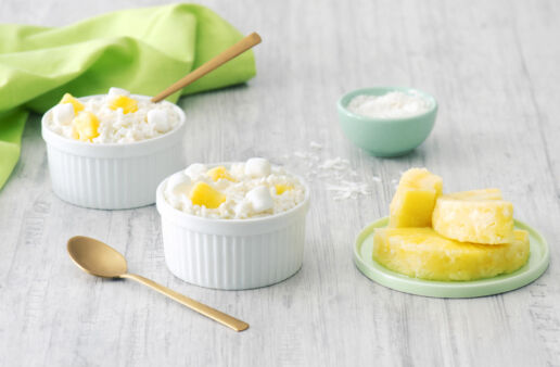 Polynesian Rice Dessert recipe with white rice and marshmallows