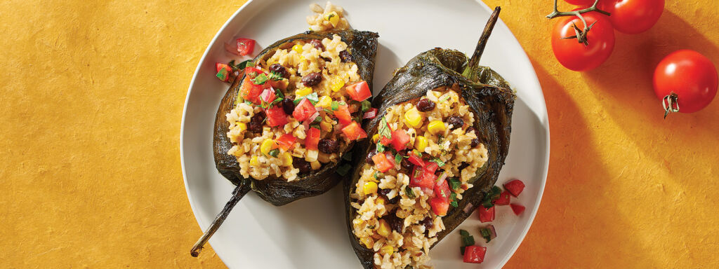 Stuffed Poblano Chilis
